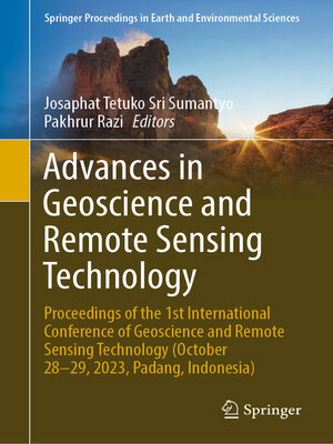 cover image of Advances in Geoscience and Remote Sensing Technology